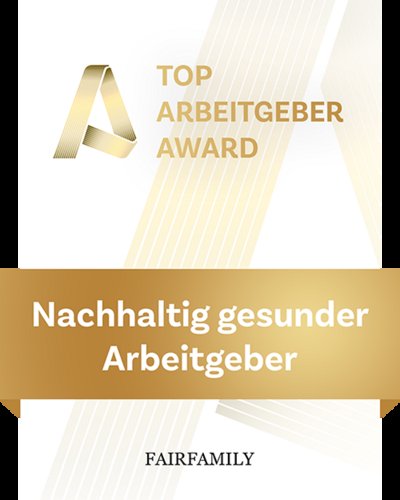 Logo Top Arbeitgeber Award von Fair Family